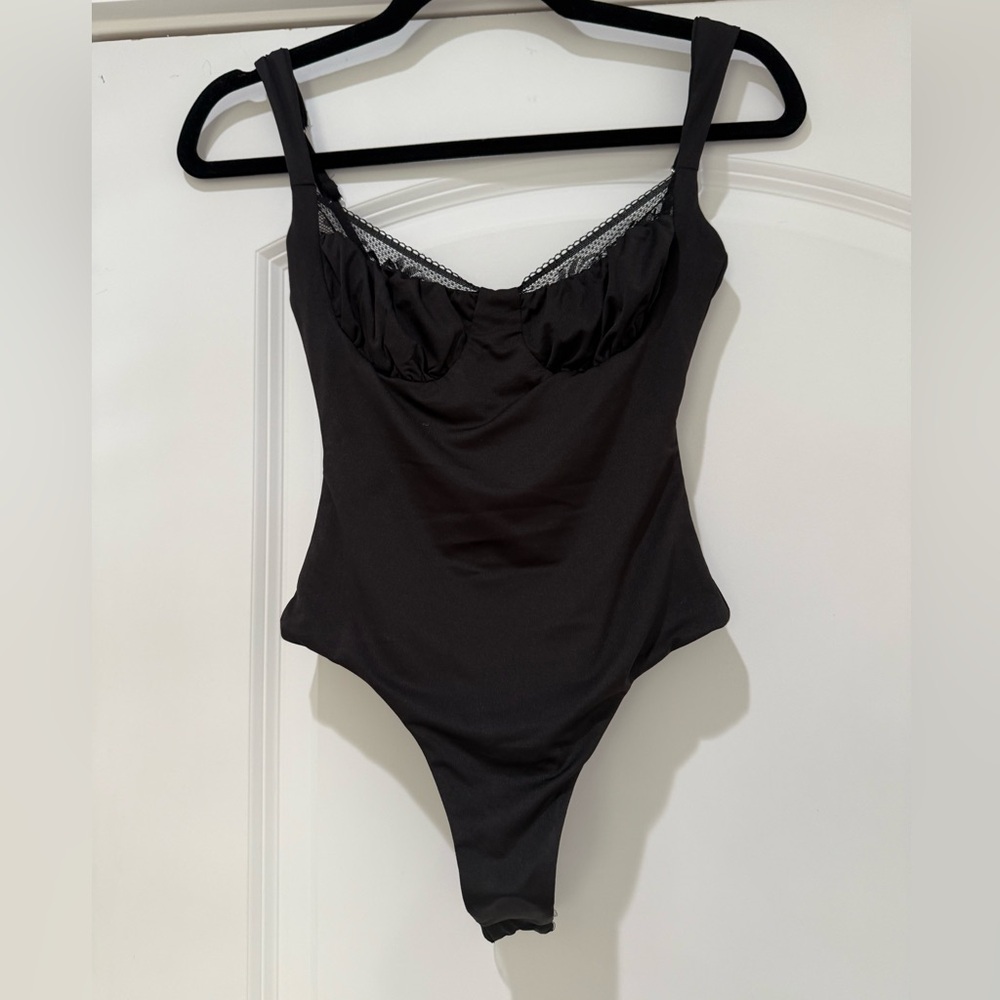 Princess Polly Black Lace Bodysuit